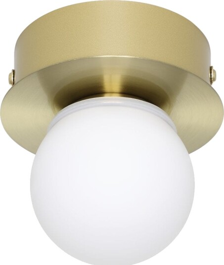 Vegg-/Taklampe Mosiano - Børstet messing