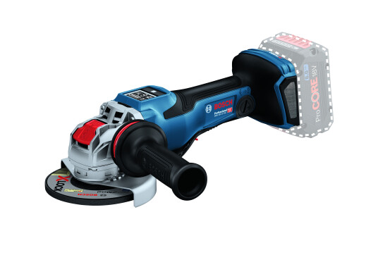 Vinkelsliper batteridrevet gws 18v-15 psc 125 mm