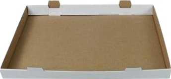 Transportæske 600X430x50 Mm Brun/Hvid Kagemandsstr,25 Stk/Krt Transportæske 600X430x50 Mm Brun/Hvid Kagemandsstr,25 Stk/Krt