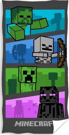 Minecraft Badehåndklæde Model 2 100 Procent Bomuld Minecraft Badehåndklæde Model 2 100 Procent Bomuld