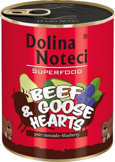 Dolina Noteci Våtfôr Superfood Og Gåsehjerter Okse 6 X 800 G Dolina Noteci Våtfôr Superfood Og Gåsehjerter Okse 6 X 800 G