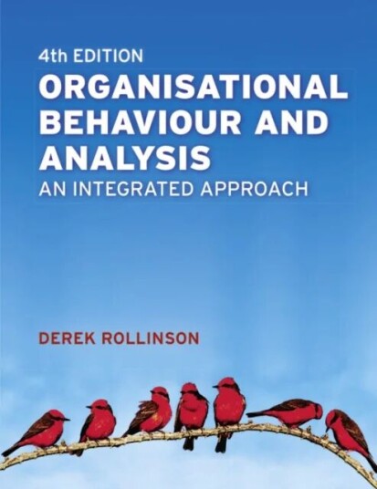 Organisational Behaviour And Analysis Av Derek Rollinson