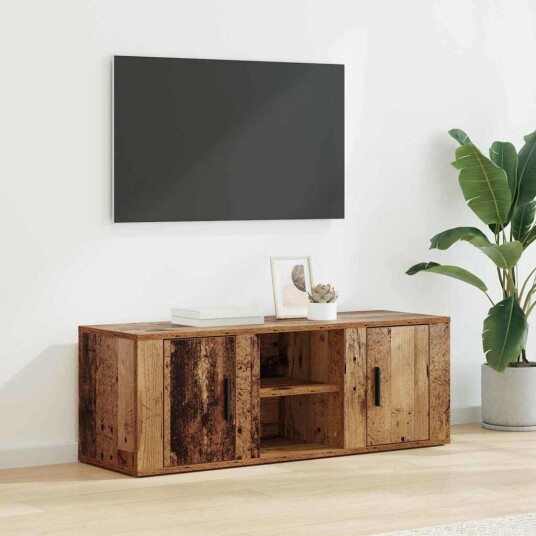 TV skap Gamle tre 100 x 31,5 x 35 cm Konstruert tre