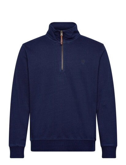 Timberland Indigo 1/4 Zip Sweatshirt Rinse Navy S