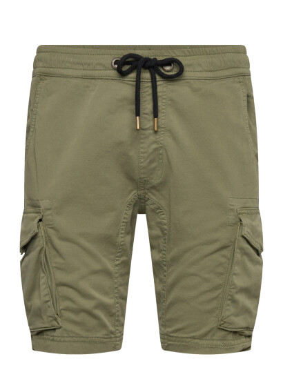 Alpha Industries Cotton Twill Jogger Short   Khaki green   XXL