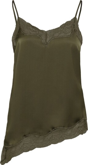 Dante6 Dante6 Dawna Bold Satin Lace Camisole Khaki green 42