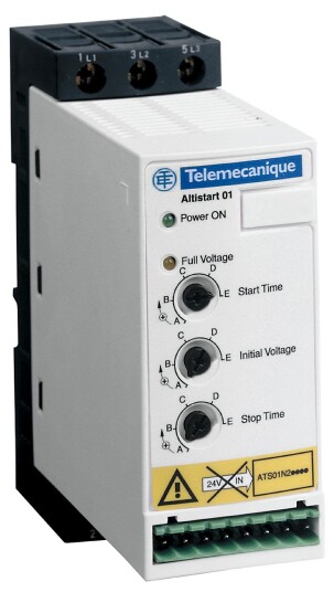Schneider Electric ATS01N222QN Mykstarter start/stopp 380 415 V 22 A 7,5 kW Elfordeling & strømforsyning