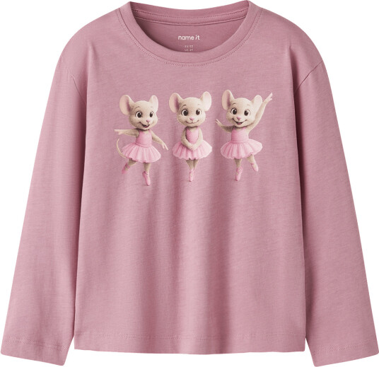 Name It Nmfvotea Ls Nreg Top Pink 104