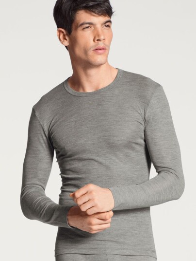 Calida Menn Merinowool/silk Shirt-Xxl XXL