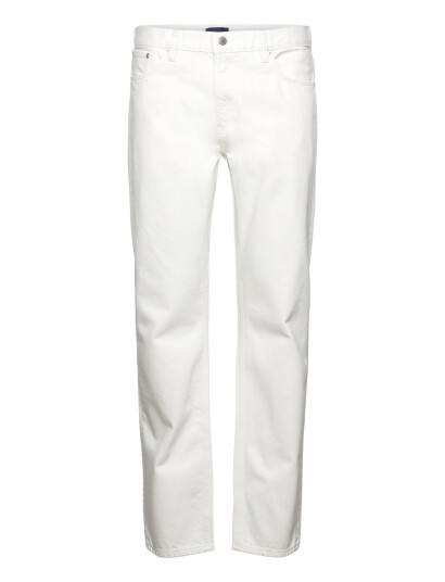 GANT White Straight Jeans - 34 x 36