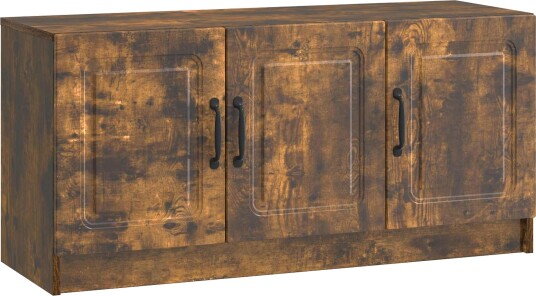 TV skap Røkt Eik 99 x 34,5 x 47 cm Konstruert tre TV skap Røkt Eik 99 x 34,5 x 47 cm Konstruert tre
