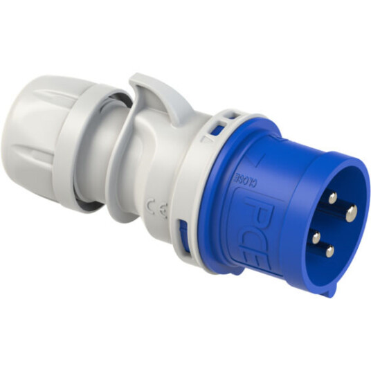 PC Electric Støpsel Fasevender 32A 3Pol+J 230V 9H IP44 - 1578298
