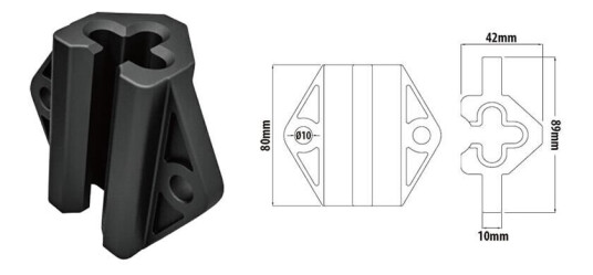 Kupo Cs-7990 Chain Slider, 7.90 - 9.00mm For Kabelføring På Kjetting