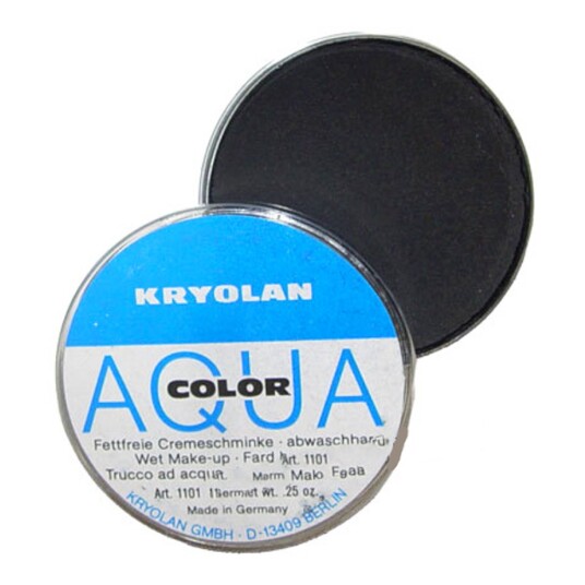 Buttericks Leco AB Kryolan Aquacolor Sminke - Svart