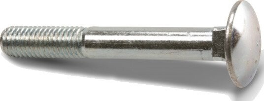 Heco 9605056 Vognbolt Galvanisert M10 X 80 mm, 6-Pakning