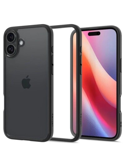 Spigen Ultra Hybrid Deksel iPhone 16 Plus Matt Svart