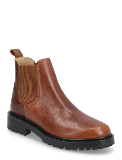 ANGULUS Booties - Flat - With Elastic - Brown - 36 ANGULUS Booties - Flat - With Elastic - Brown - 36