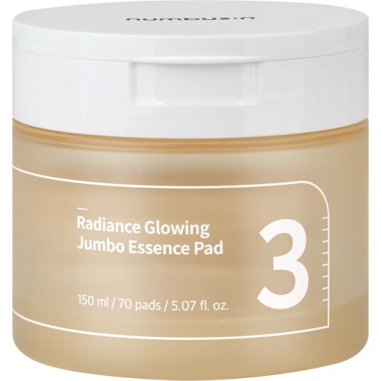 numbuzin No.3 Radiance Glowing Jumbo Essence Pad 70 pads 150 ml