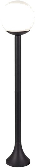 V Tac Sort hagelampe   97cm IP44 utendørs mattsort E27 fatning uten lyskilde