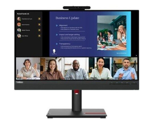 Lenovo ThinkVision T24v-30 24" Full HD IPS Skjerm med Kamera og Høyttalere