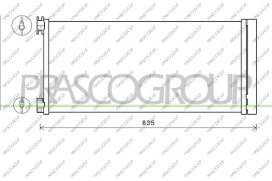 Kondensator, klimaanlegg PRASCO RN938C001