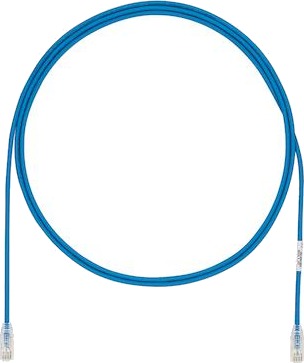 PANDUIT TX6A-28 Category 6A Performance - koblingskabel - 3 m - blå