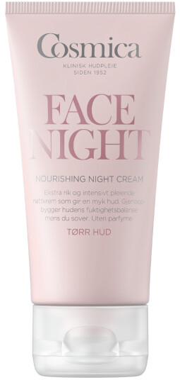 Cosmica Nærende Nattkrem 50 ml for Tørr Hud - Fuktighetsgivende og Beroligende Cosmica Nærende Nattkrem 50 ml for Tørr Hud - Fuktighetsgivende og Beroligende