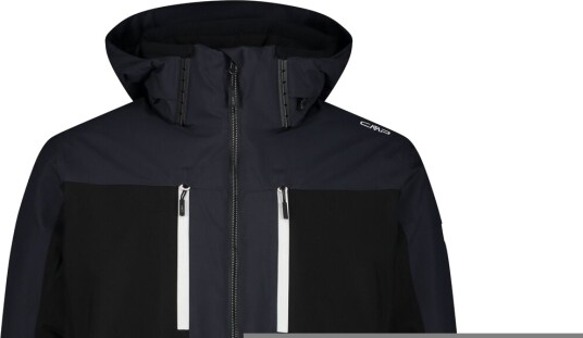 CMP Zip Hood Skijakke Herre Grå L CMP Zip Hood Skijakke Herre Grå L