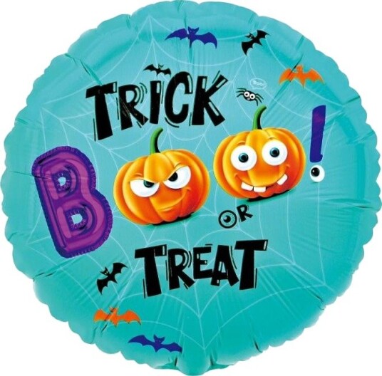 Halloween Folieballong med Boo-motiv