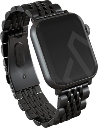 Burga Chic Royal Apple Watch reim 42/44/45/49mm Svart