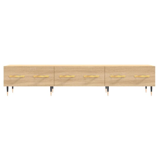 vidaXL TV-benk sonoma eik 150x36x30 cm konstruert tre