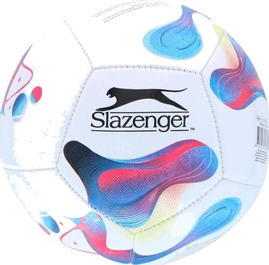 Slazenger Mini Treningsfotball For Barn, 12 Paneler Str. 2 (Hvit/Blå)