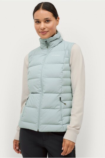 Áhkká Dunvest Down Vest W Blå Áhkká Dunvest Down Vest W Blå