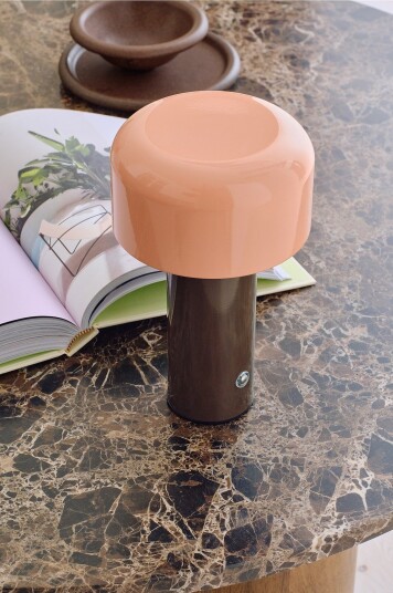 Ellos Home Oppladbar bordlampe Mush Brun