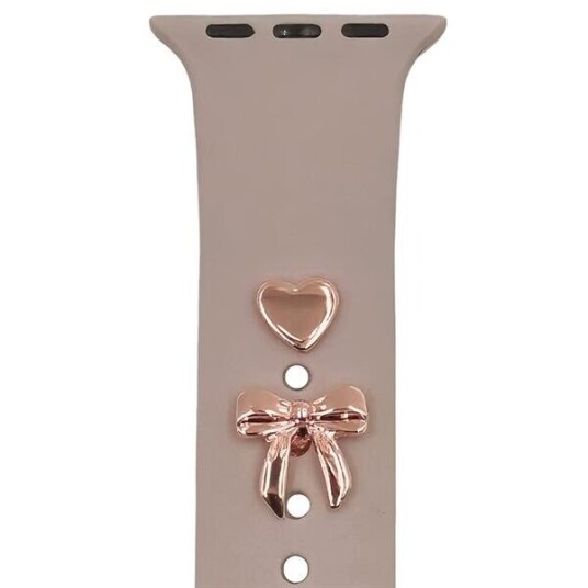 Pin Charms-klokkearmbånd til smartklokke Rose Gold Pin Charms-klokkearmbånd til smartklokke Rose Gold