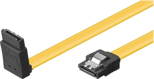 Goobay - Sata-Kabel - Sata (P) Vinklet Til Sata (P) Rett - 50 Cm - Flat Goobay - Sata-Kabel - Sata (P) Vinklet Til Sata (P) Rett - 50 Cm - Flat