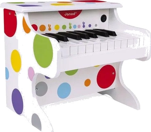Janod Confetti Elektrisk Barneklaver Janod Confetti Elektrisk Barneklaver