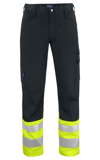 ProJob 6533 Arbeidsbukse En Iso 20471 Kl 1 Yellow/Black D100