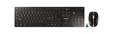 Cherry DW 9100 Slim Trådløs Tastatur og Mussett Nordisk Sort Cherry DW 9100 Slim Trådløs Tastatur og Mussett Nordisk Sort