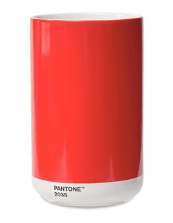 PANTONE Vase Ø10,2cm 16,9cm høy Rød