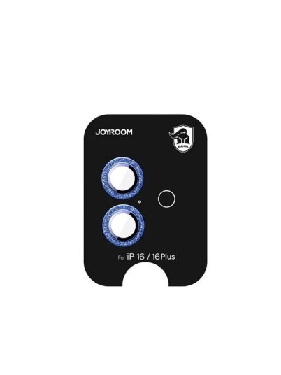 Joyroom JR MSF0300 protective glass for iPhone 16/16 Plus lenses blue