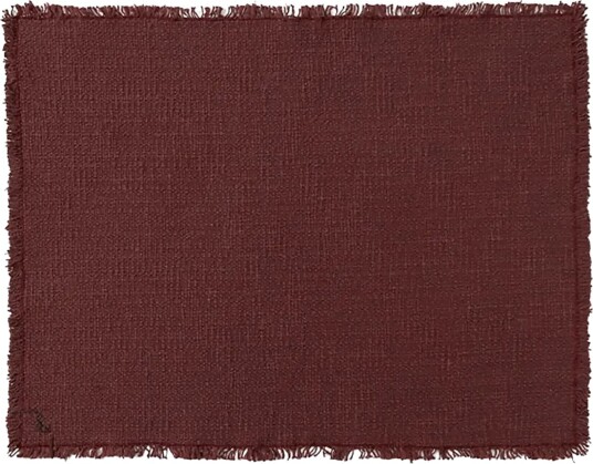 Lorena Canals Handloom Placemats Marsala Set Of 2   Green   38X 50CM