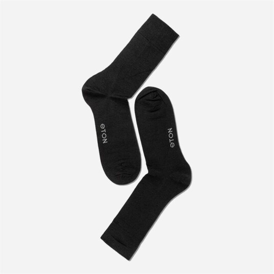 Eton by Syversen 1 Pack Fine Wool Plain - Black Eton by Syversen 1 Pack Fine Wool Plain - Black