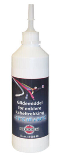 Elis Elektro Glidemiddel kabeltrekking 0,5l Elis Elektro - 1800390 Elis Elektro Glidemiddel kabeltrekking 0,5l Elis Elektro - 1800390