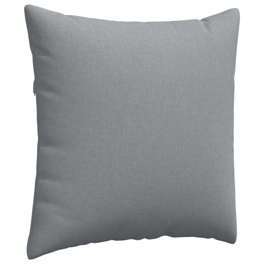 Sofaputer 2 pcs Lysegrå 60 x 60 cm stoff