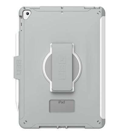 UAG Rugged Case for iPad 10.2-in (9/8 Gen 2021/2020) w/HS - Scout White/Grey