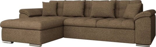 Camior Sovesofa med sjeselong 3 seter Brun