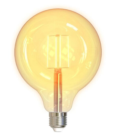 Deltaco Smart Home Led-Lys Glødetråd E27 Wifi 5.5w G125, Dimbar