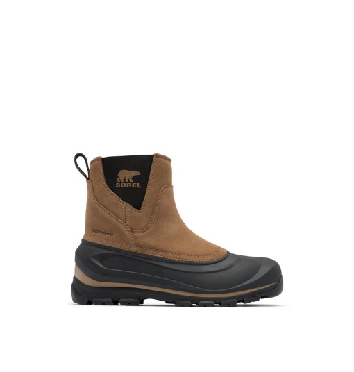 Sorel Men"s Buxton Pull On Boot Waterproof Delta Black 8