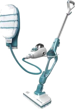 BLACK+DECKER FSMH1351SM - Damprenser - pinne - hvit/turkis BLACK+DECKER FSMH1351SM - Damprenser - pinne - hvit/turkis